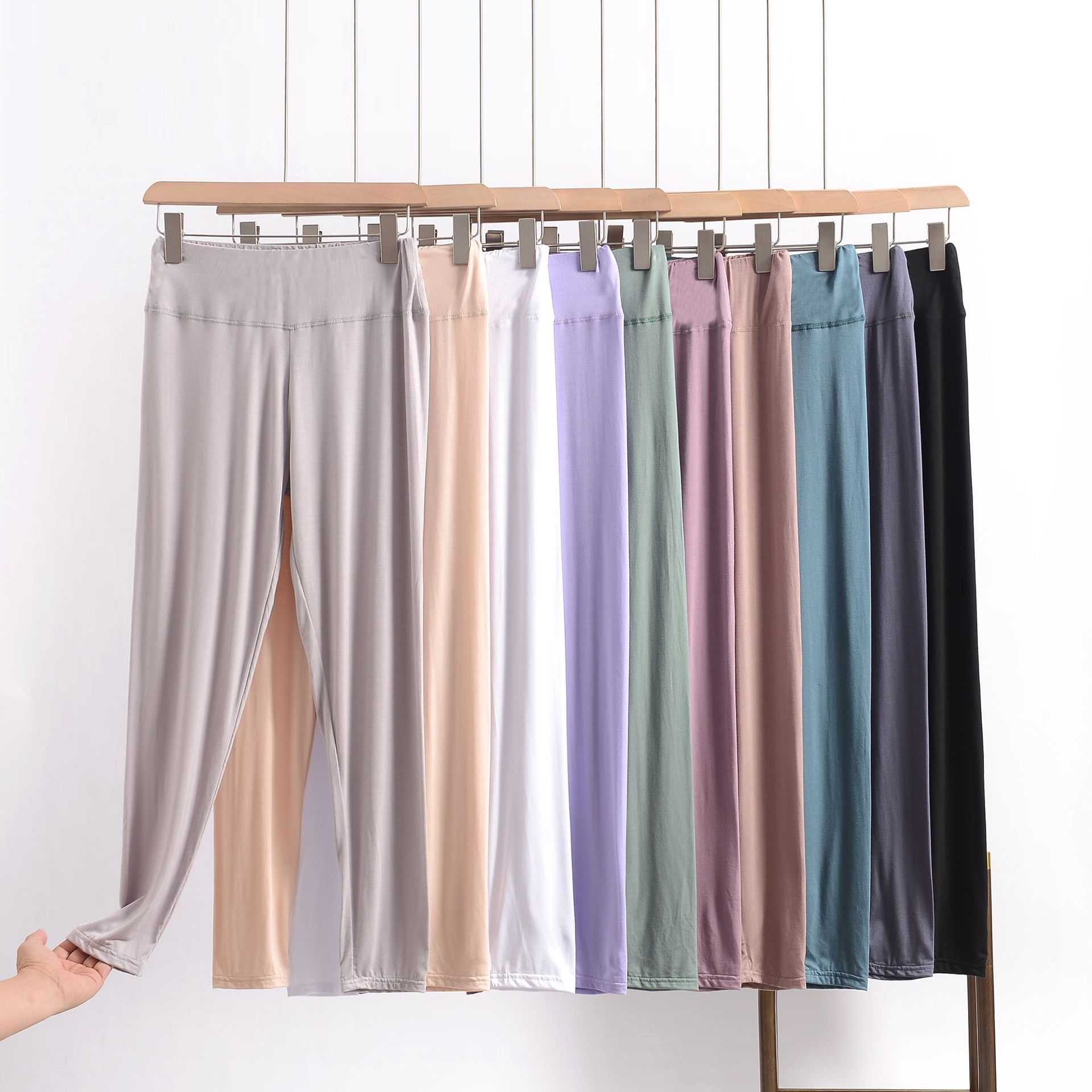 Pilates Yoga Leggings - 플러스 사이즈 여름 모달 레깅스 하이