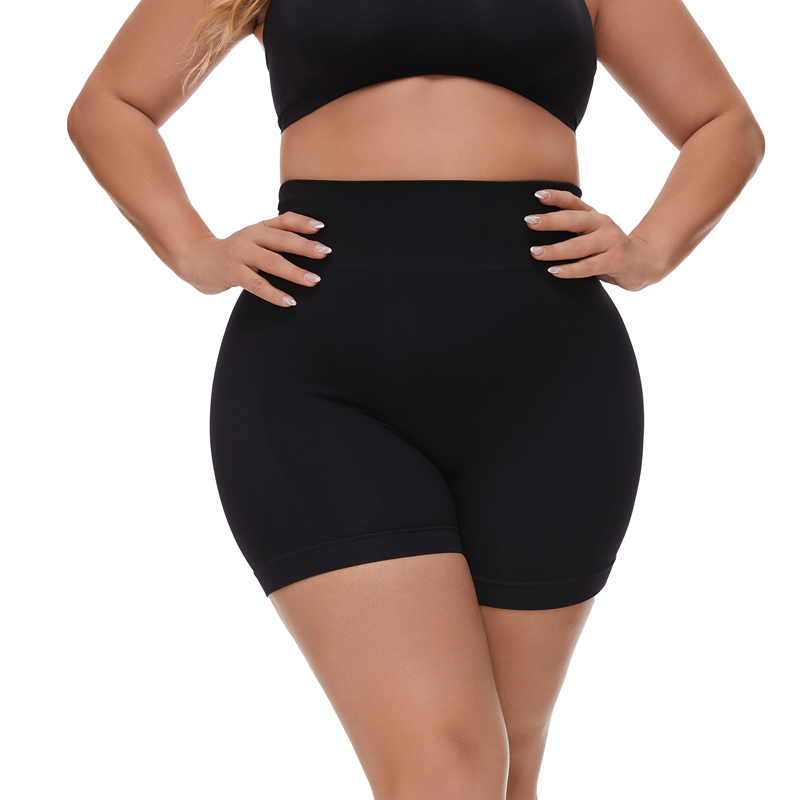 Pilates Yoga Leggings - 플러스 사이즈 여성용 매끄러운 쉐이핑 반바지