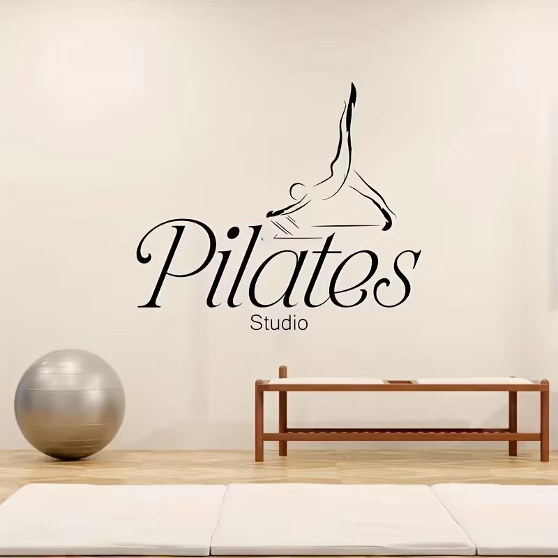 Pilates Yoga Quotes - 필라테스 스튜디오 스티커 벽 데칼 동기