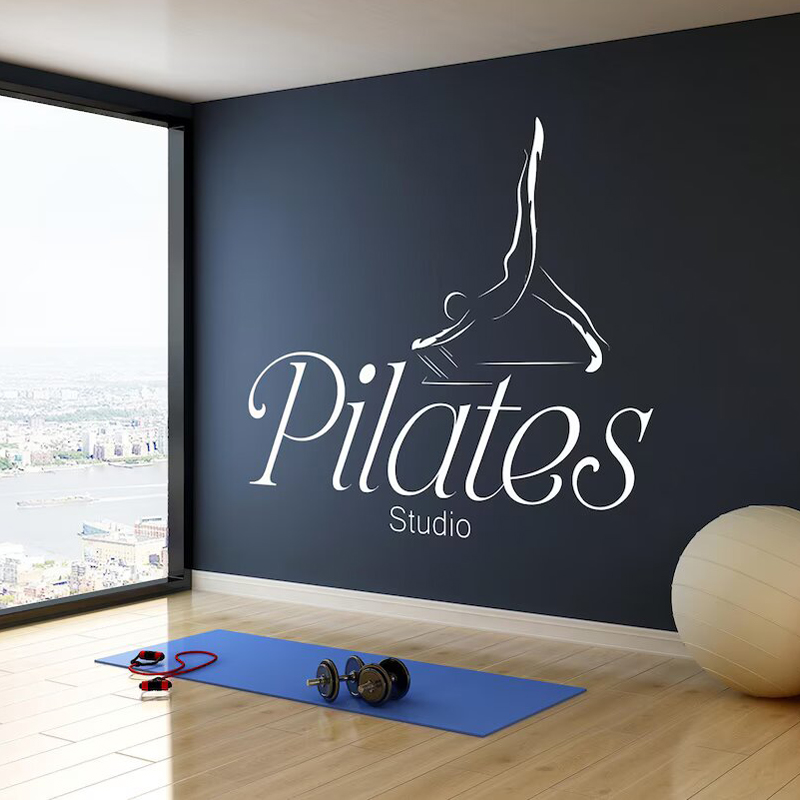 Pilates Yoga Quotes - 필라테스 스튜디오 스티커 벽 데칼 동기