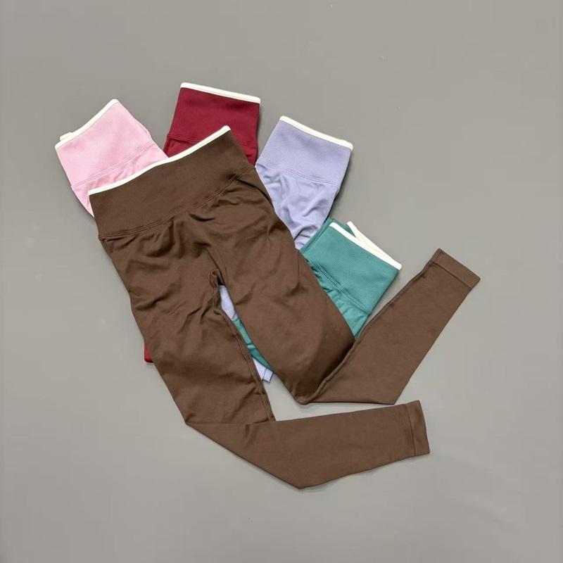 Pilates Yoga Leggings - 스컬프트 스크런치 레깅스 여성용 하이웨이스트 심리스