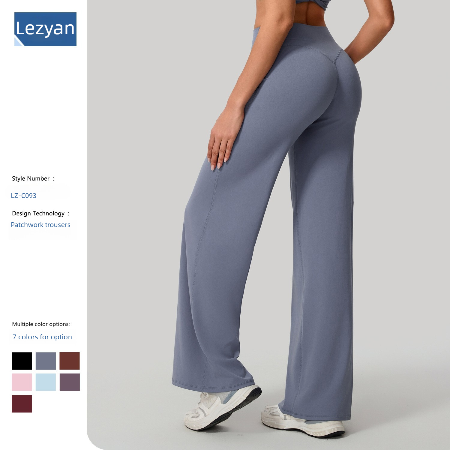 Pilates Yoga Leggings - Lezyan 루즈 소프트 요가 와이드 레그