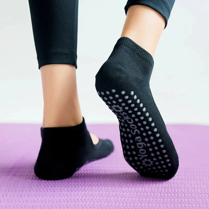 고품질 여성 요가 양말 미끄럼 방지 통기성 등받이 필라 - Pilates Yoga Gym 리뷰 및 가격