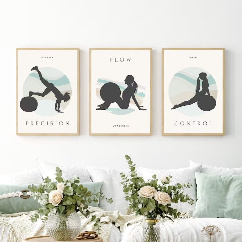 미니멀리스트 필라테스 요가 피트니스 소녀, 운동 인용문 - Pilates Yoga Quotes 리뷰 및 가격