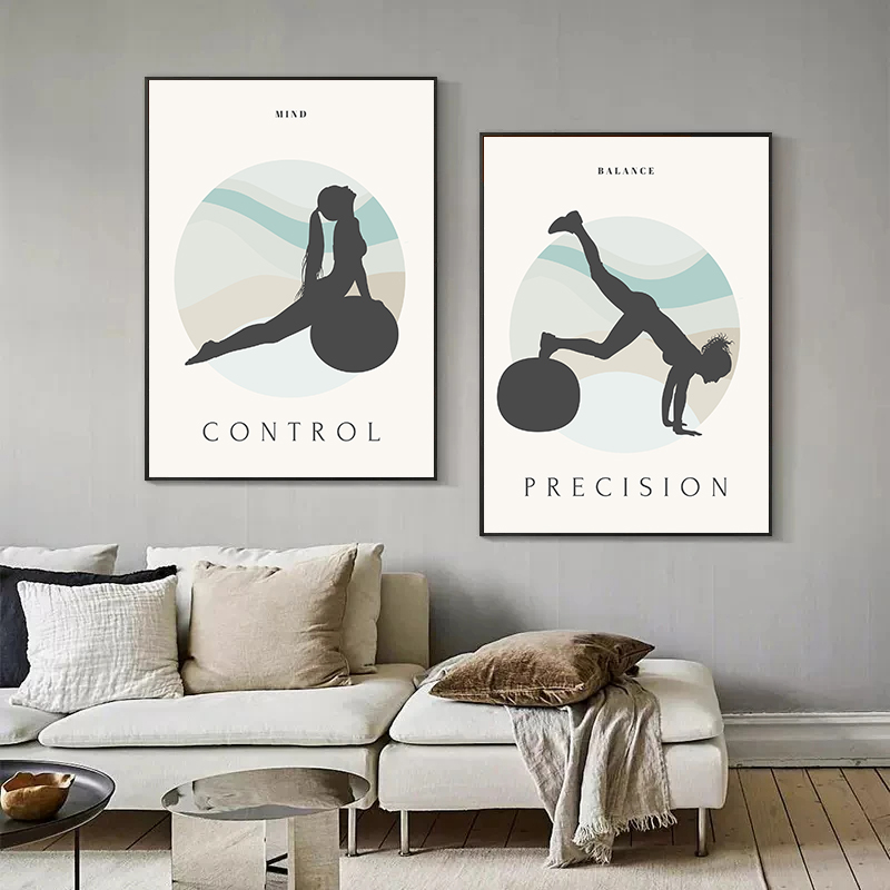미니멀리스트 필라테스 요가 피트니스 소녀, 운동 인용문 - Pilates Yoga Quotes 리뷰 및 가격