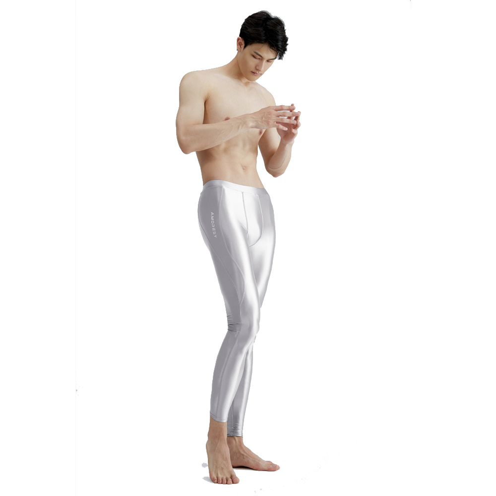 AMORESY 남성용 새틴 스무스 러닝 조깅, 통기성  - Pilates Yoga Leggings 리뷰 및 가격