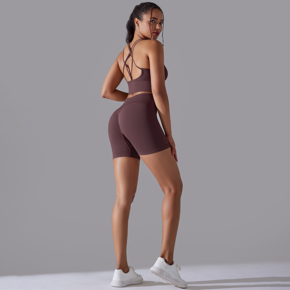 섹시한 요가 세트 여성 Tracksuit 원활한 스포츠 - Pilates Yoga Leggings 리뷰 및 가격