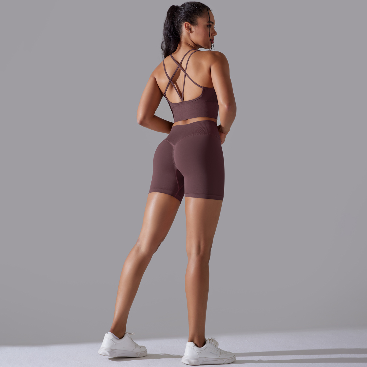 섹시한 요가 세트 여성 Tracksuit 원활한 스포츠 - Pilates Yoga Leggings 리뷰 및 가격