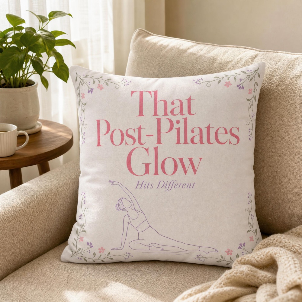 미니멀 플로럴 바인 필라테스 레이디 라인 아트 쿼트 프 - Pilates Yoga Quotes 리뷰 및 가격