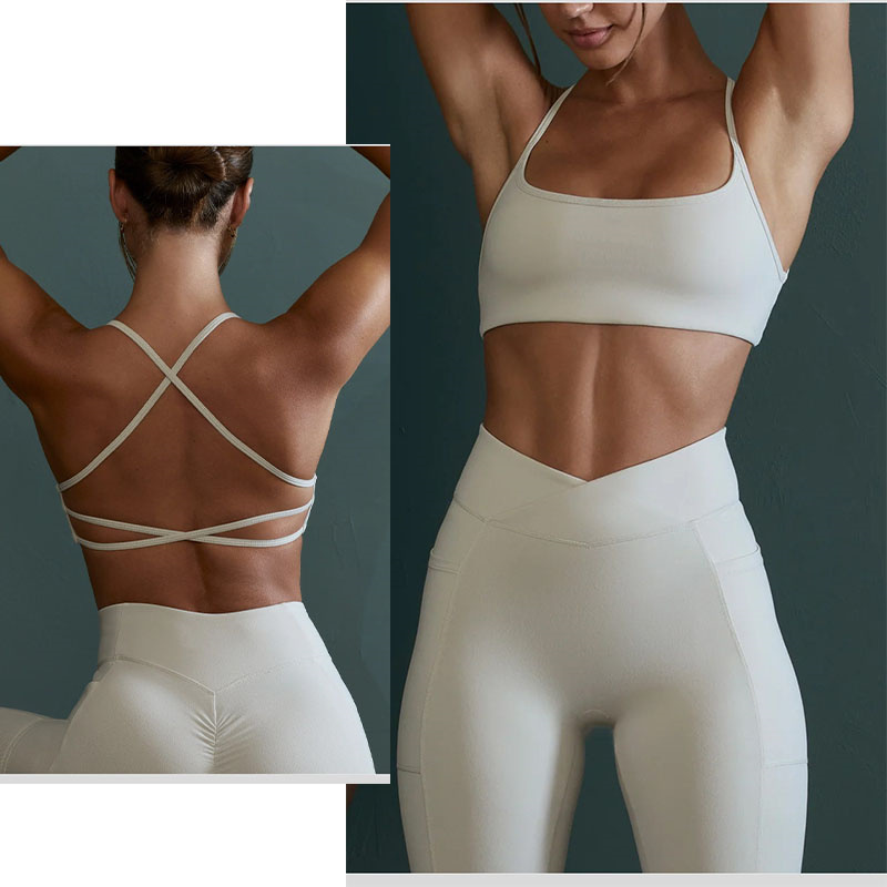 Aiithuug Crisscross Back 요가 브래 - Pilates Yoga Top 리뷰 및 가격