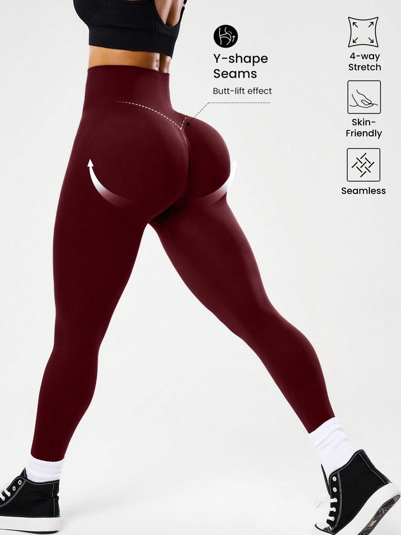 여성용 하이웨이스트 심리스 요가 레깅스, 4방향 스트레 - Pilates Yoga Leggings 리뷰 및 가격