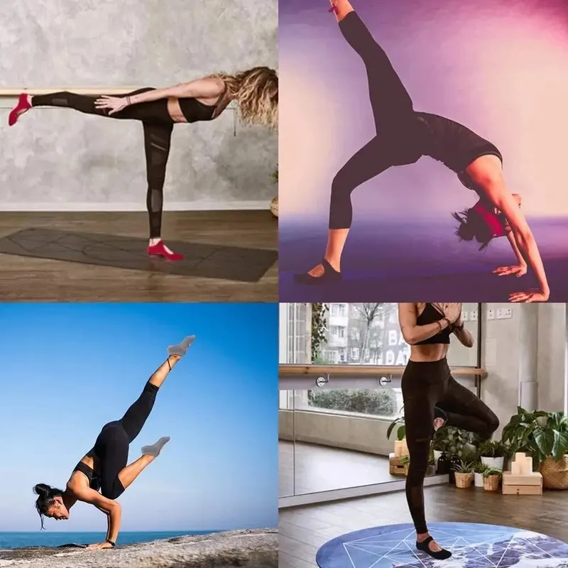 백리스 논슬립 피트니스 요가 양말 코튼 여성 스포츠 필 - Pilates Yoga Gym 리뷰 및 가격