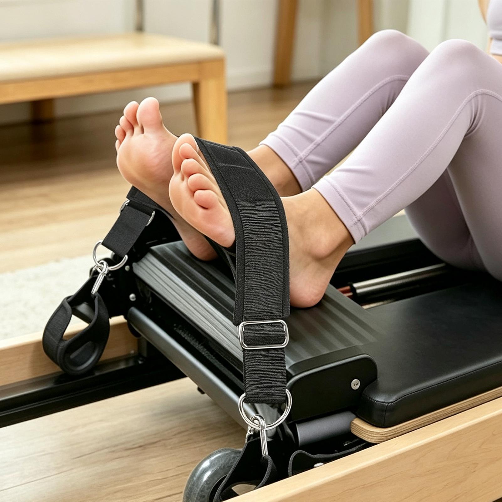 리포머 풋스트랩 더블 루프 두꺼운 논슬립 조절 가능한  - Pilates & Yoga With Katja Youtube 리뷰 및 가격